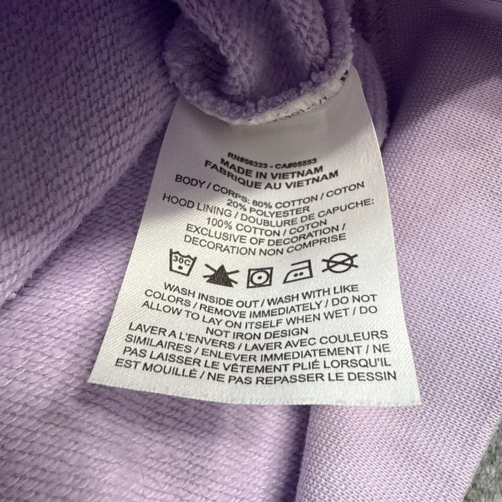 Nike Club Fleece Pullover Hoodie women's small violet kangaroo DQ5775-511 - Picture 5 of 6